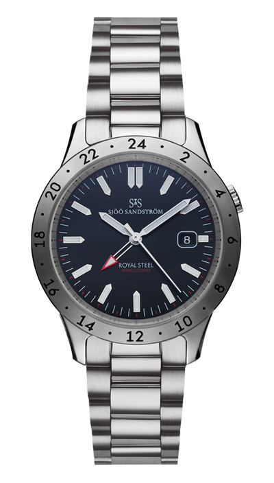 Royal Steel Worldtimer 41mm