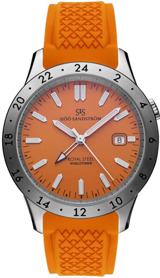 Royal Steel Worldtimer 41mm