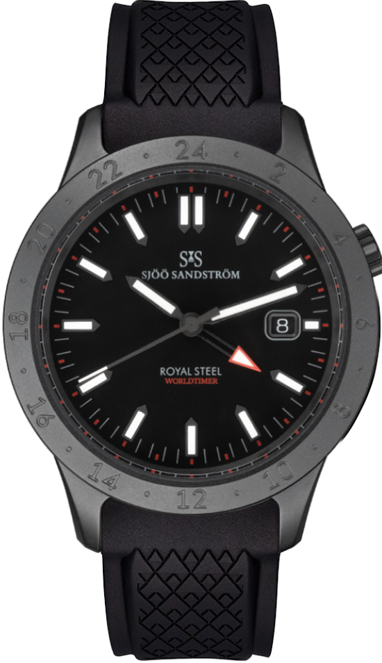 Royal Steel Worldtimer 41mm