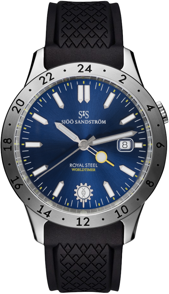 Royal Steel Worldtimer Kriminaltekniker