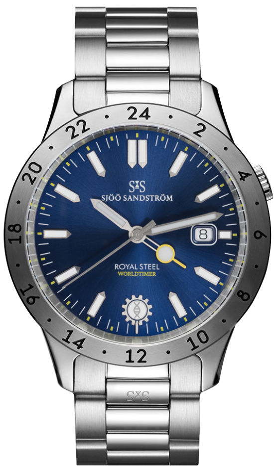 Royal Steel Worldtimer Kriminaltekniker