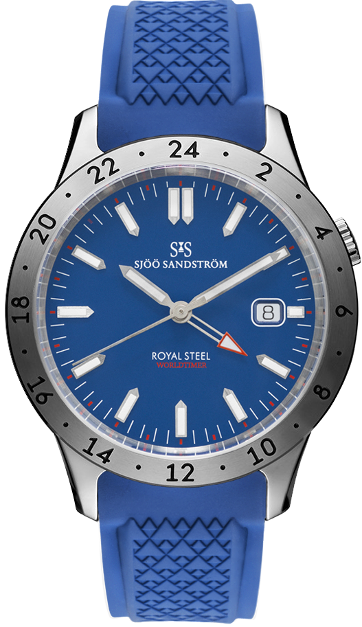 Royal Steel Worldtimer 41mm