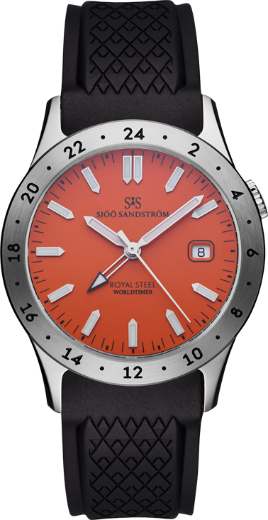 Royal Steel Worldtimer 36mm