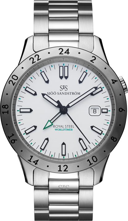 Royal Steel Worldtimer 41mm
