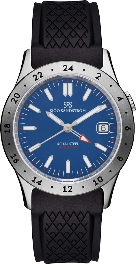 Royal Steel Worldtimer 36mm