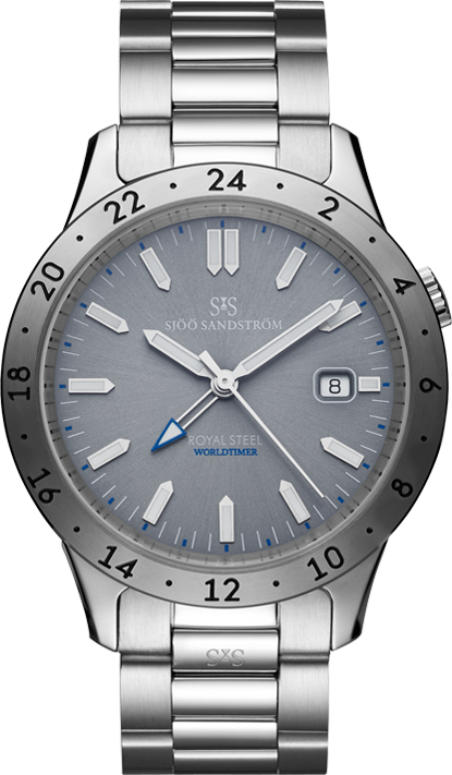 Royal Steel Worldtimer 41mm