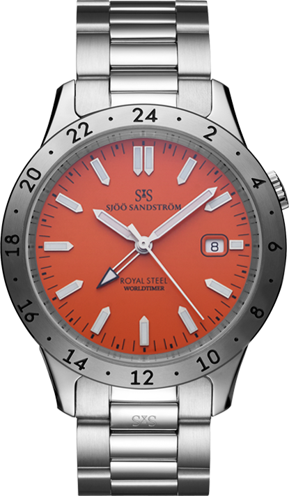 Royal Steel Worldtimer 41mm