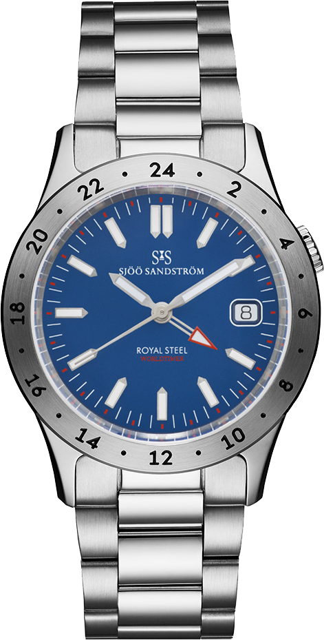 Royal Steel Worldtimer 36mm