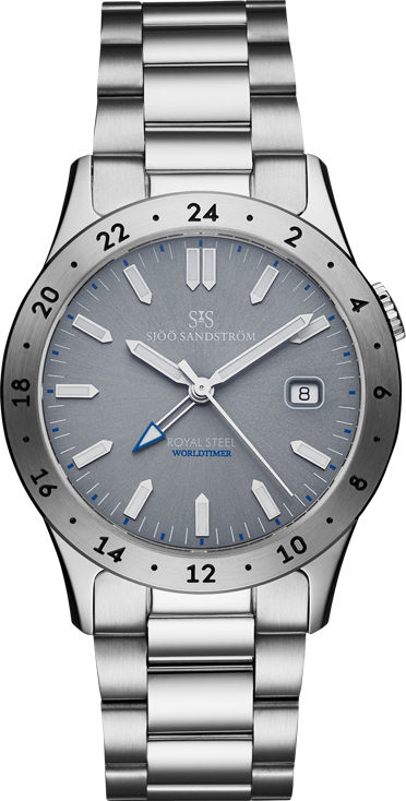 Royal Steel Worldtimer 36mm