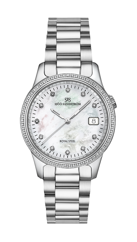Thumnail of Diamond Bezel / White Mother of Pear with Diamond Dial / Stainless Steel 007839