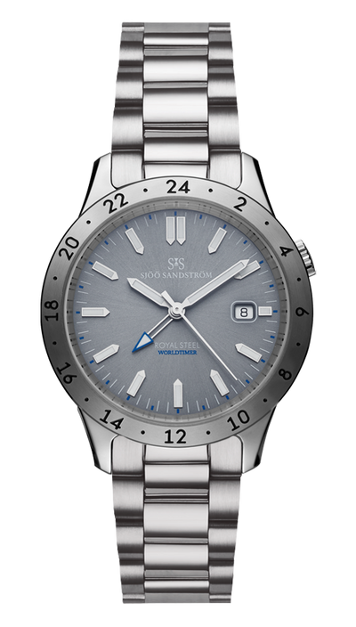 Royal Steel Worldtimer 41mm