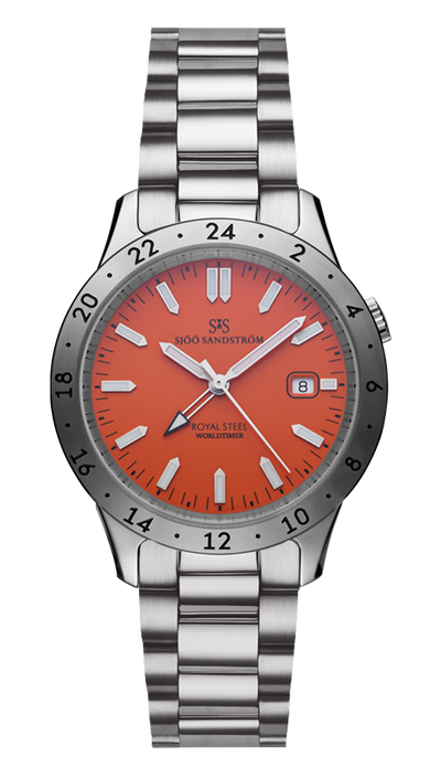 Royal Steel Worldtimer 41mm