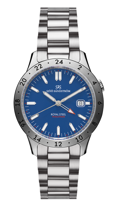Royal Steel Worldtimer 41mm