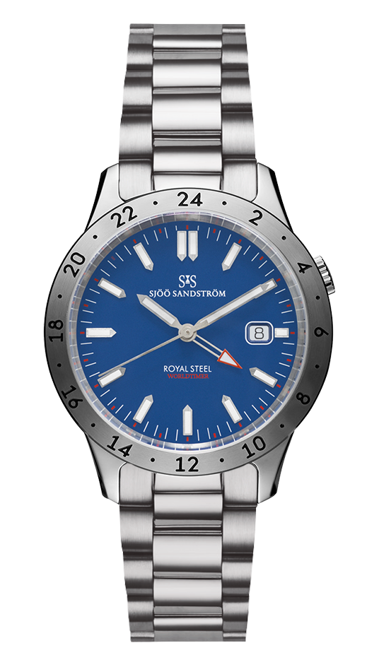 Stainless Steel / Blue / Steel Bracelet