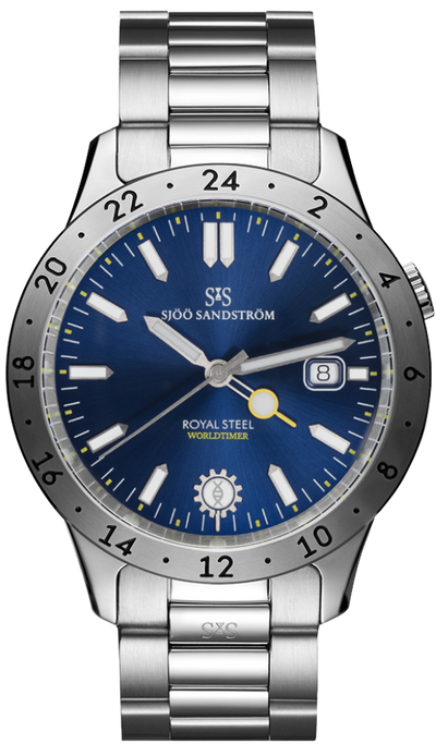 Royal Steel Worldtimer Kriminaltekniker