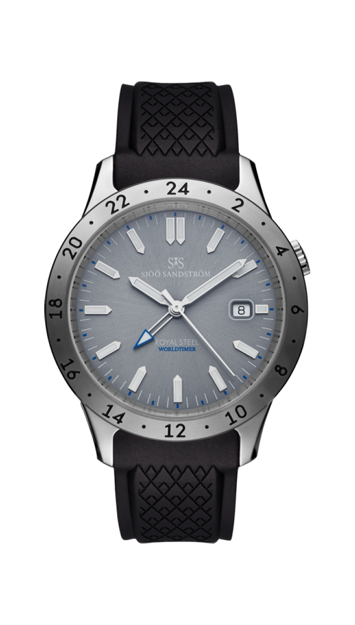 Stainless Steel / Grey / Black Rubber