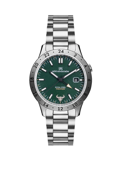 Royal Steel Worldtimer Wilska