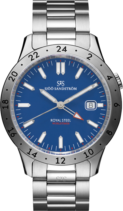 Royal Steel Worldtimer 41mm