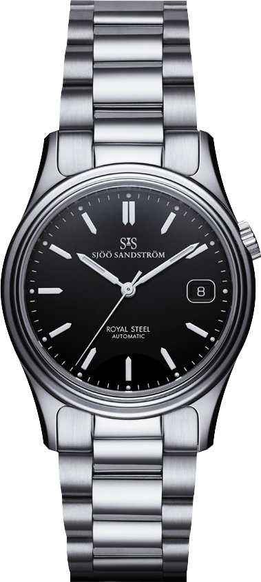 Stainless Steel / Black / Steel Bracelet