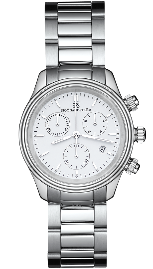 Stainless Steel / White / Steel Bracelet