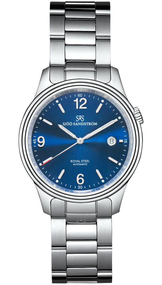 Edelstahl / Stahlarmband / Blau