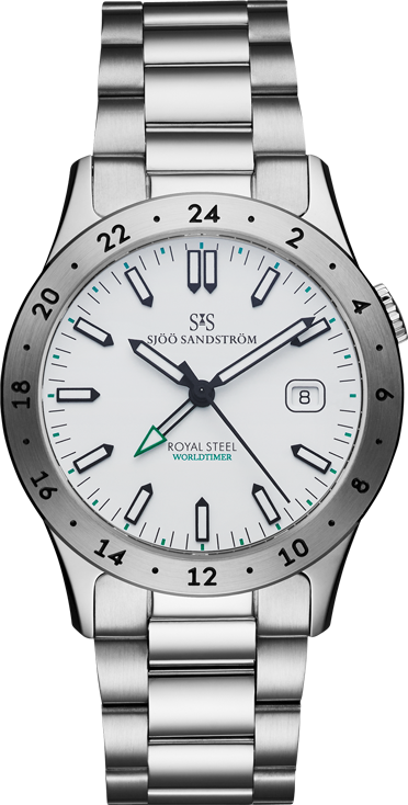 Royal Steel Worldtimer 36mm