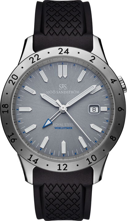 Stainless Steel / Grey / Black Rubber