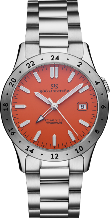 Royal Steel Worldtimer 36mm