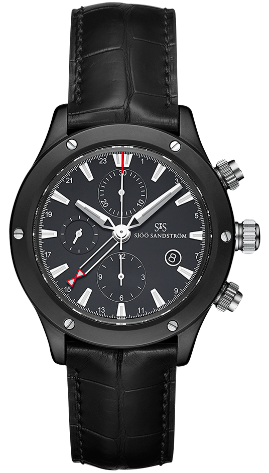 Stainless Steel Black DLC - Steel Details / Black / Alligator Black