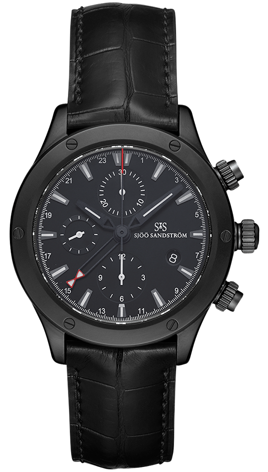 Stainless Steel Black DLC / Black / Alligator Black