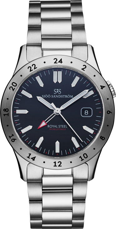 Royal Steel Worldtimer 36mm