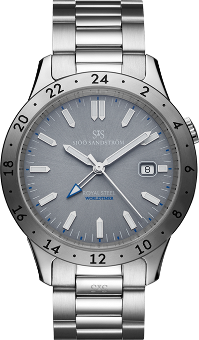 Royal Steel Worldtimer 41mm