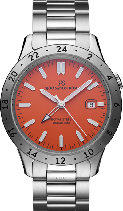 Royal Steel Worldtimer 41mm