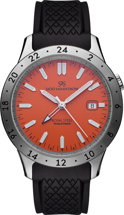 Royal Steel Worldtimer 41mm